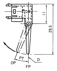 光電開關(guān)致動(dòng)器形式I