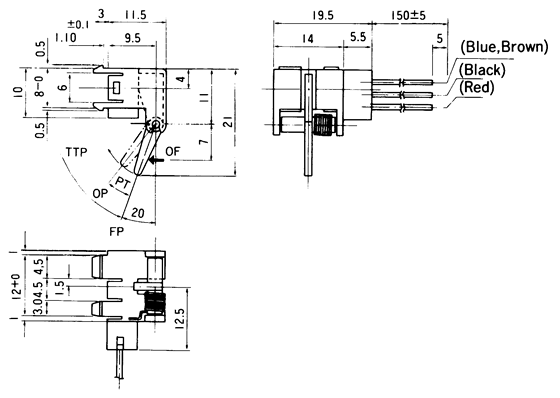 光電開(kāi)關(guān)OS-5201尺寸規(guī)格